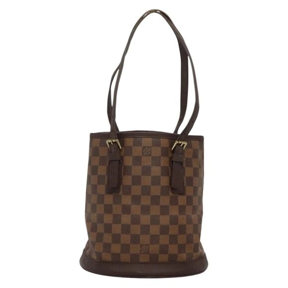 LOUIS VUITTON Damier Ebene Marais Shoulder Bag N42240 LV Auth BA3710 - Picture 2 of 16